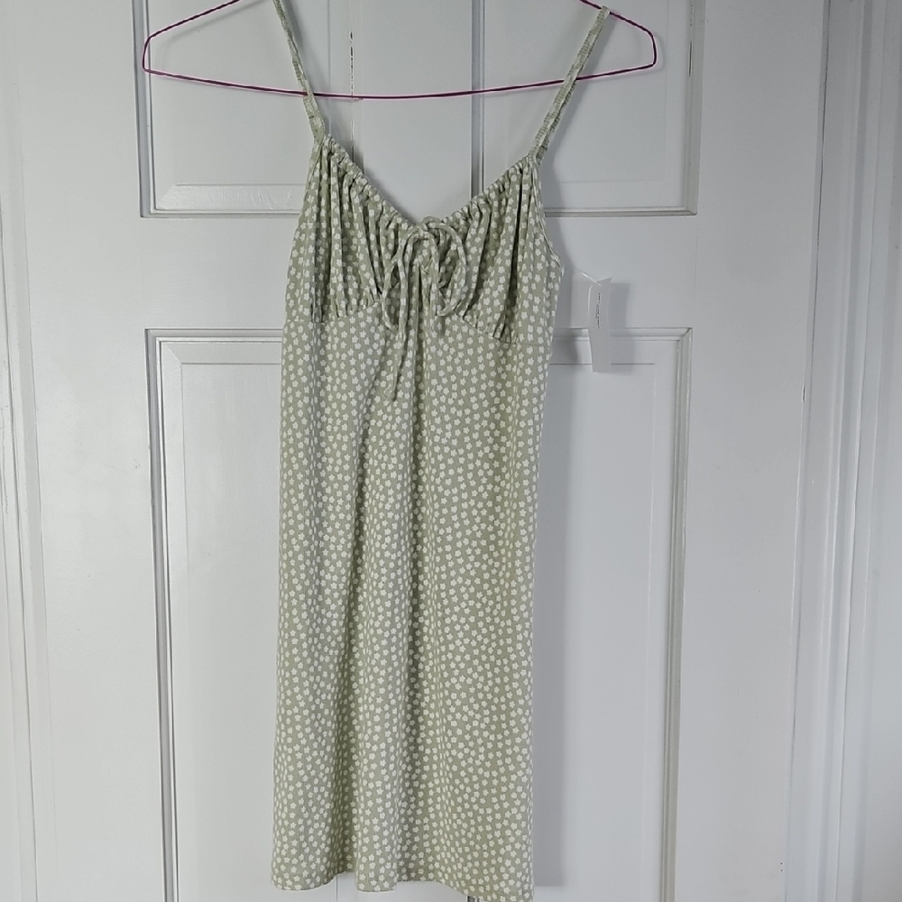 American Eagle NWT Sage Green Sun Dress Size Small